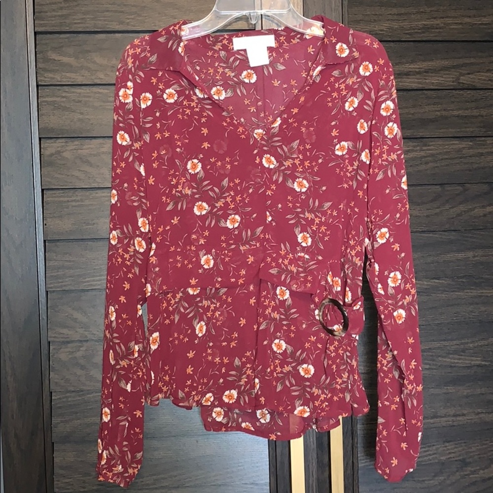 Toby and olive long sleeve blouse